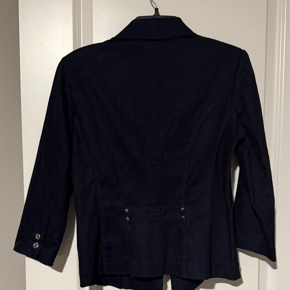 White House Black Market Dark Blazer - Picture 3 of 6